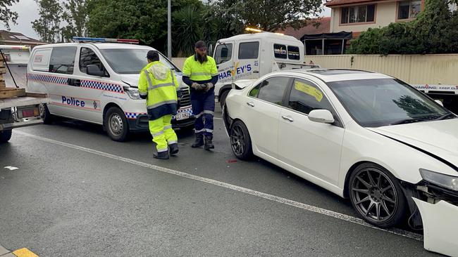 Scene of a police incident at Coomera's Yaun St on Sunday, April 21, 2024. Picture: Kathleen Skene