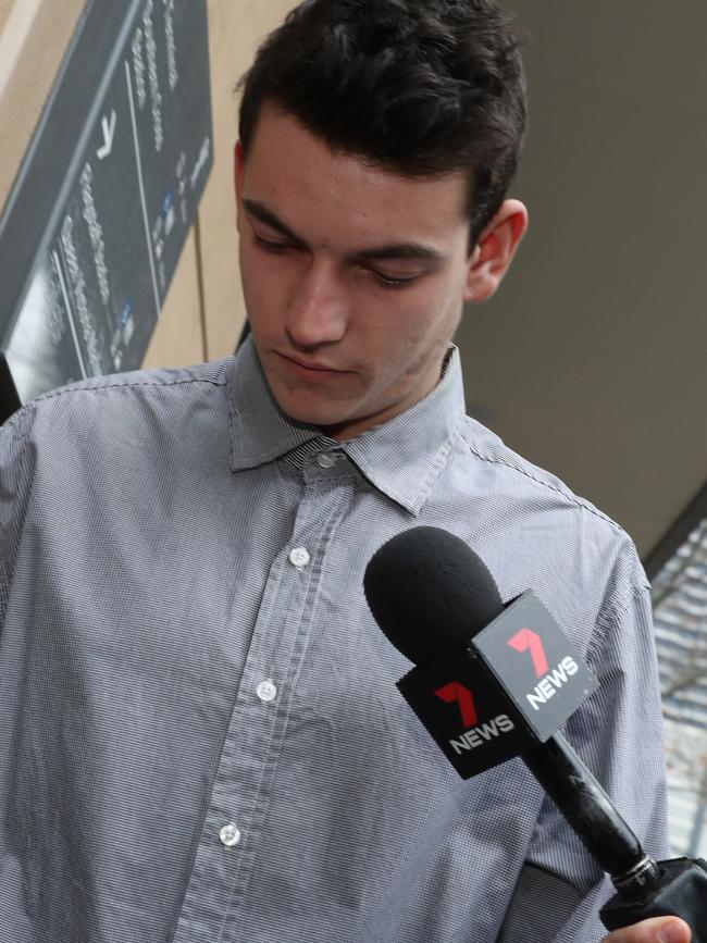 Daniel O’Connor, 19, was among the trio allegedly involved. Picture: David Crosling