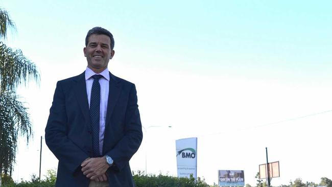 MAGIC OF MARKETING: Damian Morgan is taking on the Western Downs, sharing some profound knowledge about the performance of clever marketing and advertising initiative. Picture: Meg Gannon