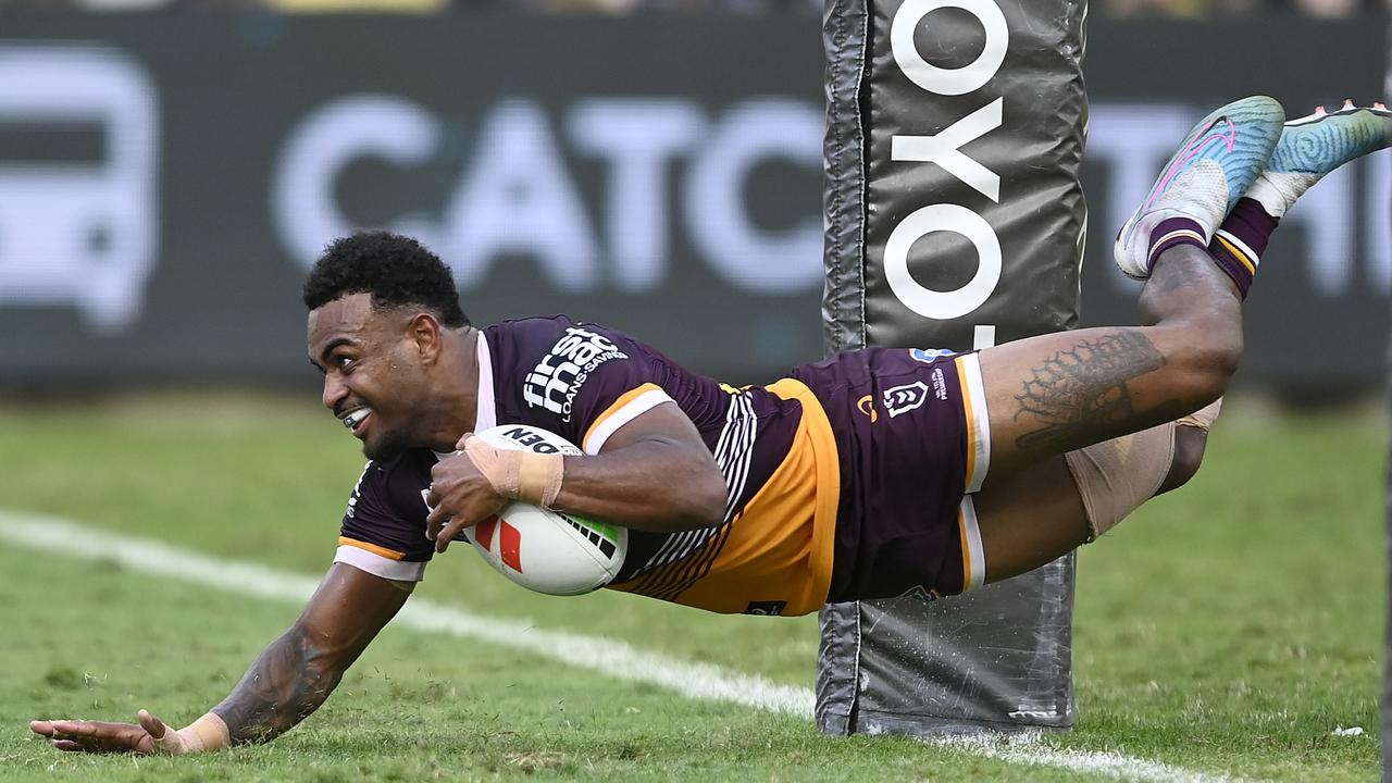 Mam starred for the Broncos in their win over the Cowboys, stepping up in the absence of Adam Reynolds. Picture: Getty Images.