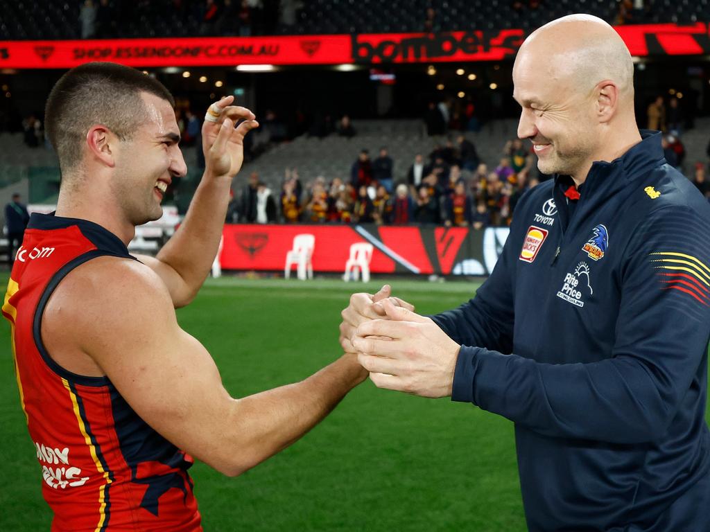 Nicks said the club has Rachele’s back. (Photo by Michael Willson/AFL Photos via Getty Images)