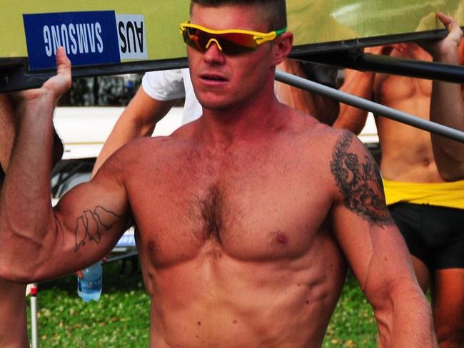 Sam Loch is a former Olympic rower turned weightlifter. Picture: Instagram