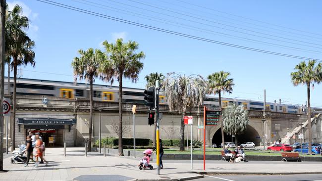 A photo of the existing layout, including the steps (right).