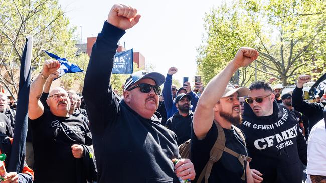 Fair Work Commission general manager Murray Furlong said the CFMEU online portal had received hundreds of tip-offs and complaints. Picture: NewsWire/ Aaron Francis