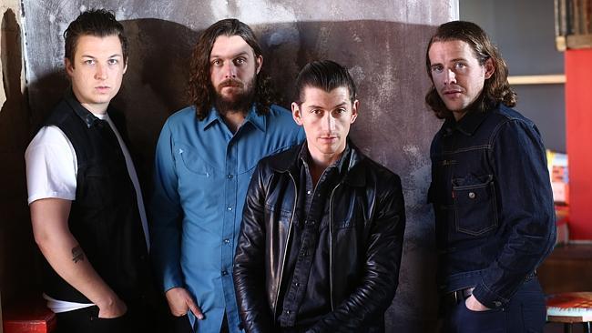 The Arctic Monkeys, pictured at the Marlborough Hotel, Newtown, have come a long way in nine years.