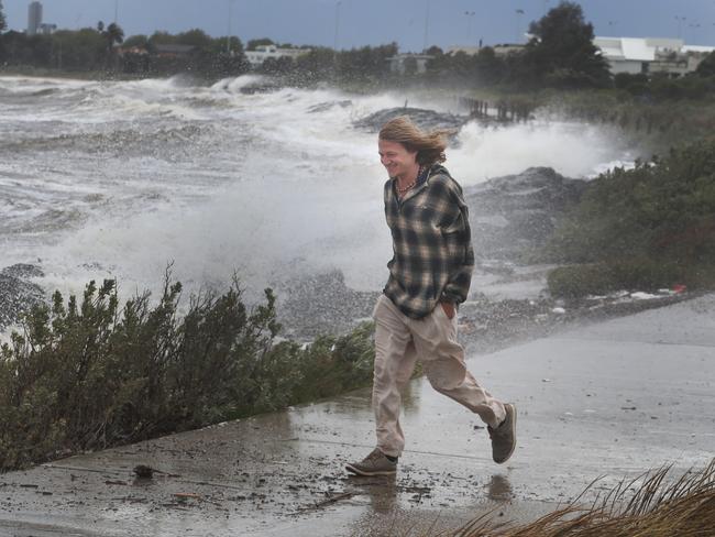 Melbourne has been plagued by cold, wet and wild conditions since October. Picture: NCA NewsWire / David Crosling