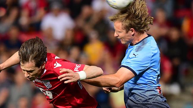 Rhyan Grant in action in a FFA Cup final match last year.