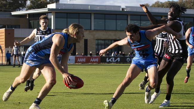 Jack Penfold in action for Sturt. Picture: Emma Brasier