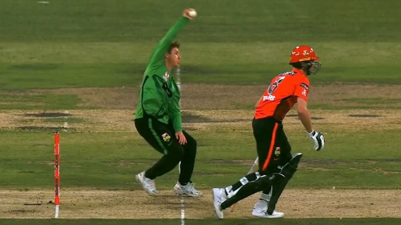 Adam Zampa’s Mankad attempt during the Big Bash League.