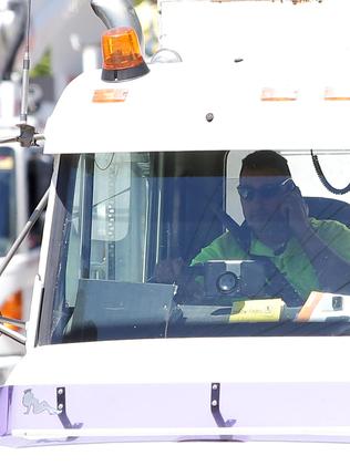 Oh look, even truck drivers break the rules like this guy who’s also on his phone.