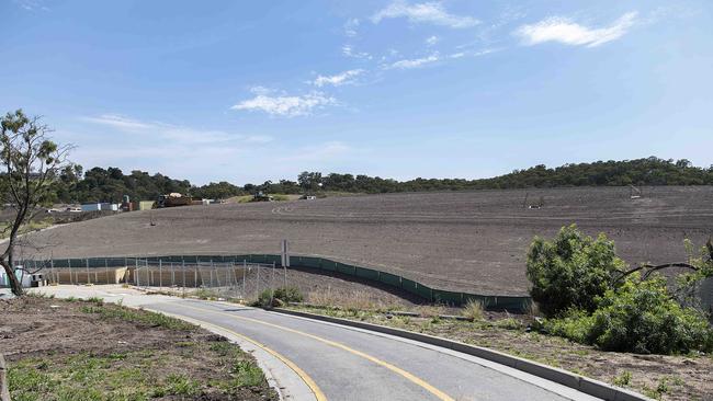 The former landfill site in Plenty, off Yan Yean Rd, which will be used for a solar farm.