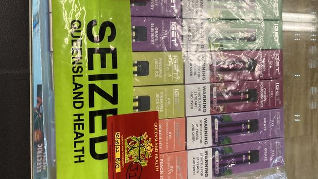 Hundreds of thousands of dollars of illicit tobacco products have been seized by the  Sunshine Coast Public Health Unit (PHU) in the first three months of 2024.  Picture - contributed.