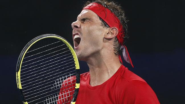 Rafael Nadal suffered a shock loss at the hands of David Goffin. Picture: AP