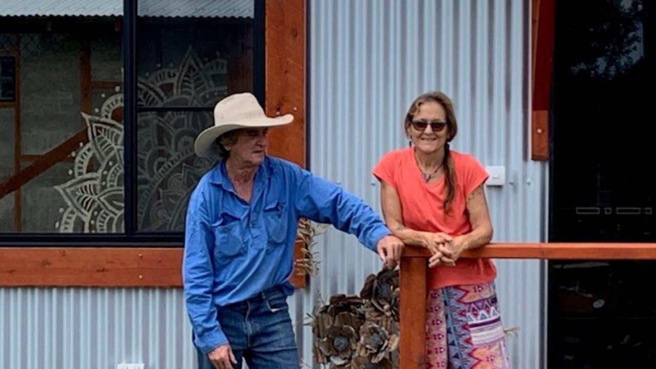 Ellie Jackson and husband Russell run Meraki Reach, a wellness retreat, on their property near Injune.