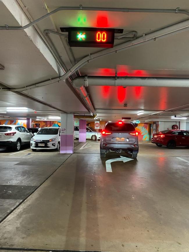 Parking spots were at a premium at Casuarina Square on Boxing Day