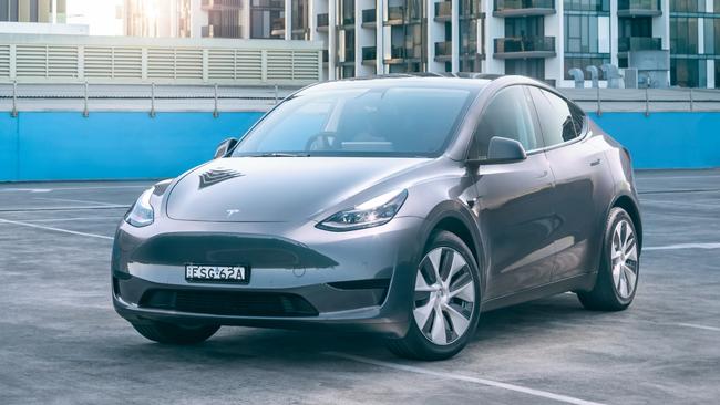 Tesla has slashed the price of the Model Y by thousands. Picture: Thomas Wielecki.