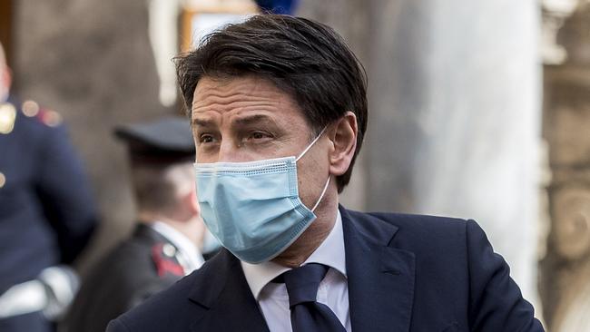 Italian Premier Giuseppe Conte. Picture: AP