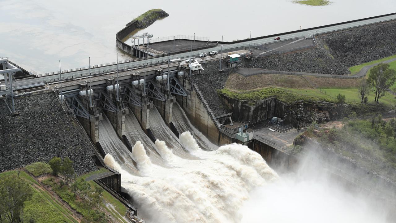 Wivenhoe Dam, Flooding in Brisbane and Ipswich. Picture: Liam Kidston