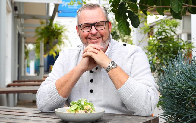 Restaurateur Tony Kelly will finally be able to re-open his newly launched Spero restaurant at Mooloolaba wharf this Saturday. Picture: Lachie Millard