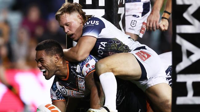 He scored his first try of the season last week. Photo by Matt King/Getty Images