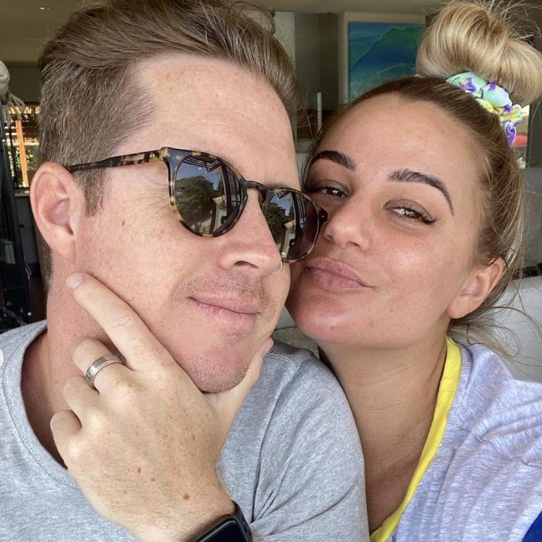 Bikini influencer Karina Irby and her fiance Ryan Jones don’t plan on having children. Picture: Instagram/Karina Irby.