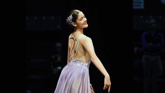 Age 13 to 18 Tap-Slow or Waltz Solo. Alani Takai. Picture: Shae Beplate.