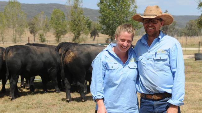 Kate Walters and Tom Hicks, Hicks Beef, Holbrook, NSW.