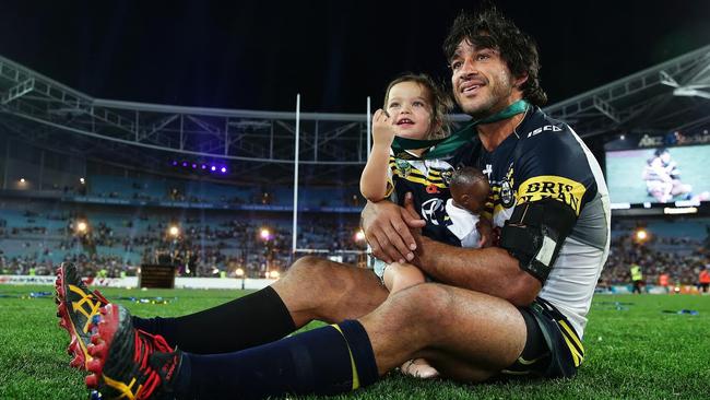 Thurston will play his last ever game in Sydney on Saturday night. Picture: Brett Costello