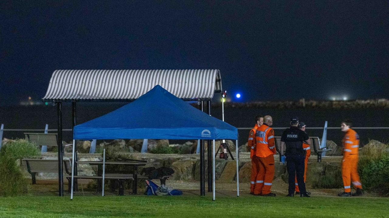 An emergency services worker died in front of shocked witnesses on an Adelaide suburban street on Monday. Picture: Ben Clark