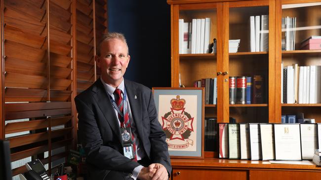 Queensland Police Union president Ian Leavers. (AAP Image/Claudia Baxter)