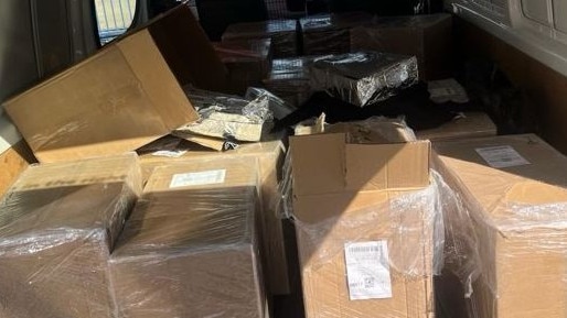 A man has been charged after more than $4.2 million worth of illegal cigarettes were seized in Wetherill Park.