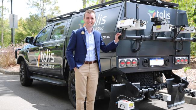 Mayor Dr Peter Gangemi has announced a smart car initiative to assess damage and potholes across 1023 kilometres of local roads. Picture: The Hills Shire Council