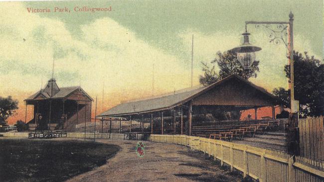 Photo circa 1900 of Victoria Park, home ground of Collingwood. Picture: 100 Years of Australian Football