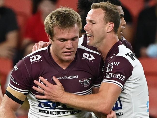 NRL 2021 RD23 Canberra Raiders v Manly-Warringah Sea Eagles - Jake Trbojevic Picture NRL Images