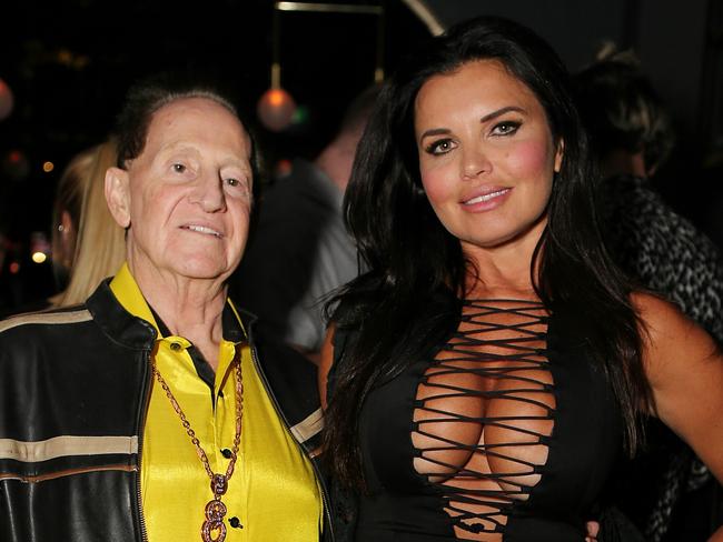 Meatball and Wine Bar opening. Geoffrey Edelsten and Suzi Taylor. Picture: Julie Kiriacoudis