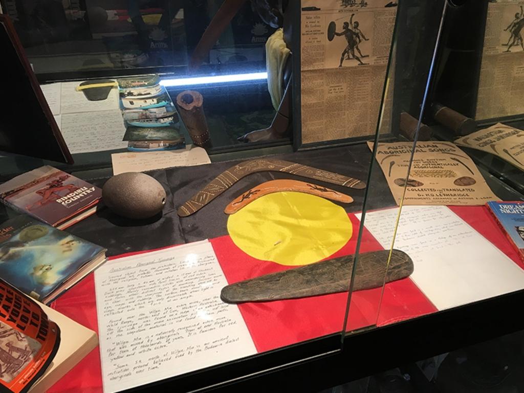 Some of the Aboriginal collectibles on sale.