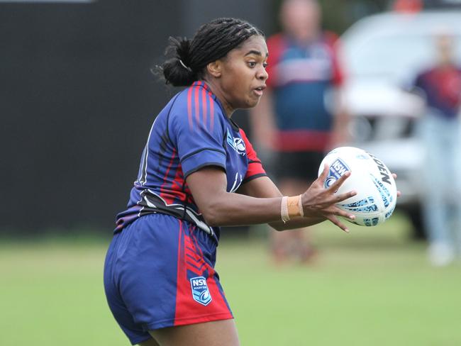 Collegians’ Maraia Rorocola focuses on the task at hand.