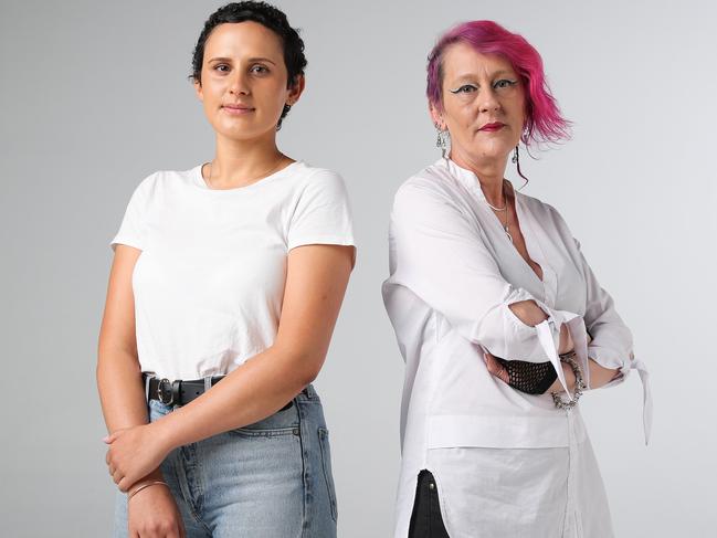 Monique Correy pictured with Sue Yarwood said the machine will “change the lives of women”. Picture: Tim Hunter.