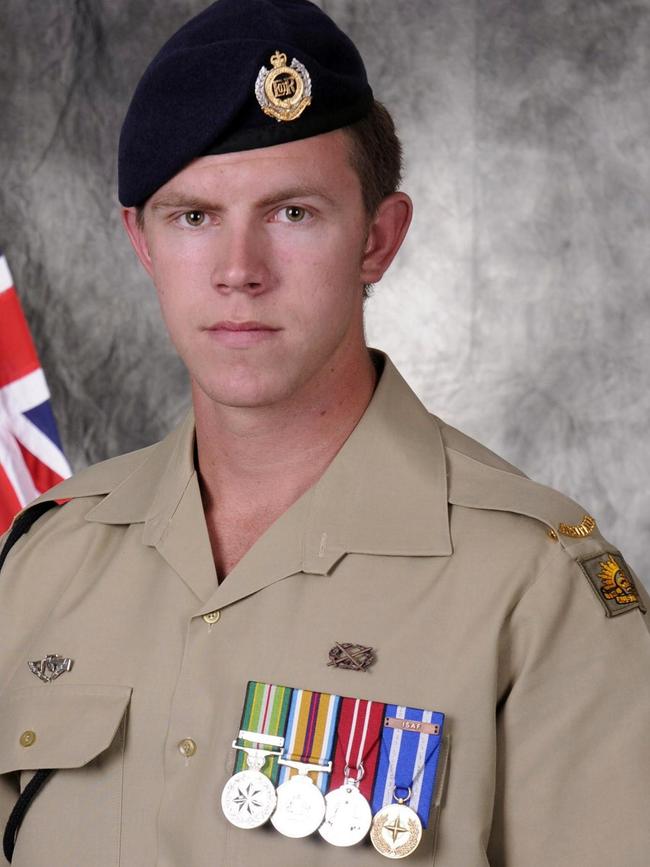 Sapper Rowan Robinson, 23, was killed by insurgent fire after his patrol destroyed an enemy weapons cache on June 6, 2011.