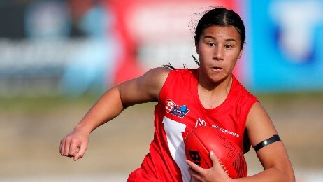 North Adelaide youngster Hannah Ewings. Picture: SANFL.