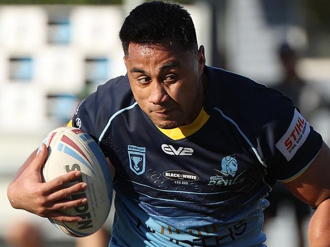Norths Devils 8. Michael Molo, Norths Devils v Tweed Seagulls, Intrust Super Cup Finals, Nundah. Picture: Liam Kidston