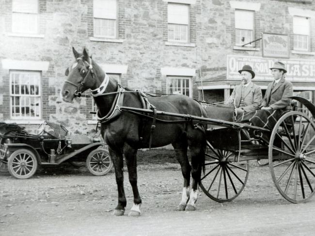 Morris’ General Store in Swansea, Tasmania, is 150 years old. Picture: COURTESY OF GLAMORGAN SPRING BAY HISTORICAL SOCIETY/MAUREEN FERRIS