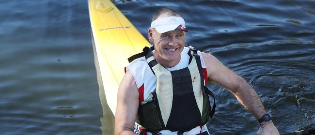 Steve Cooper near Chellaston Park along the Nepean River in Camden. Picture: Carmela Roche