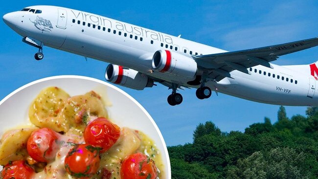 Virgin Australia menu web art