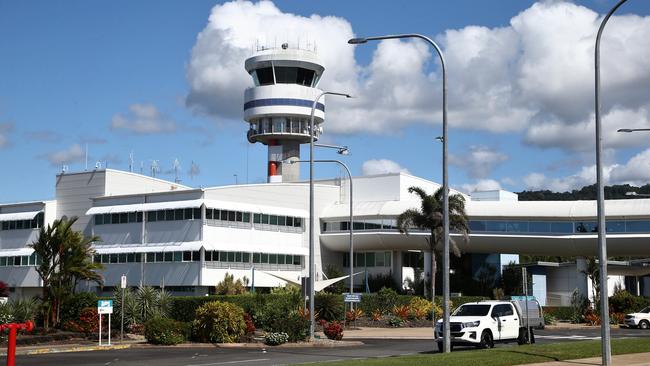 The Cairns Airport air traffic control tower. Picture: PETER CARRUTHERS