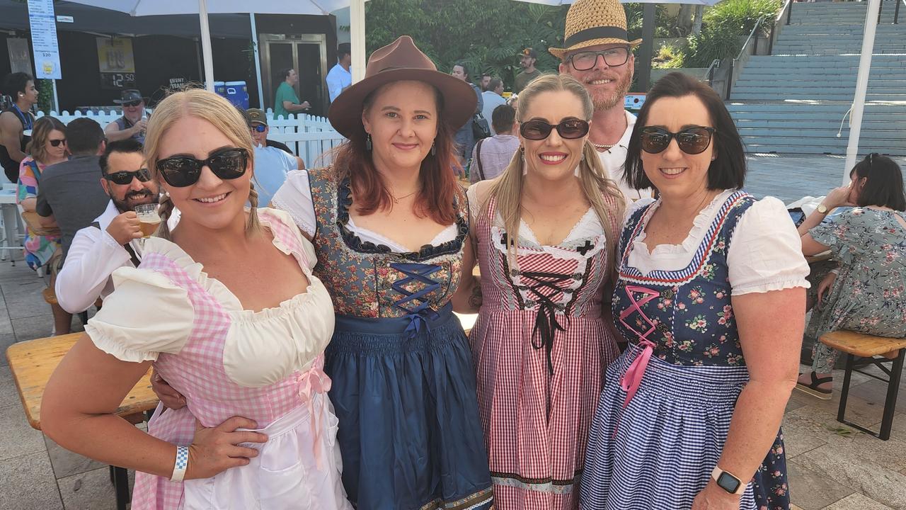 The were plenty of smiling faces at Oktoberfest Rockhampton 2023.