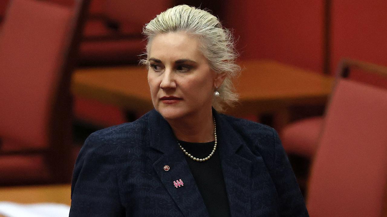 NSW Senator Hollie Hughes was reportedly left in tears by the incident. Picture: NCA NewsWire/Gary Ramage