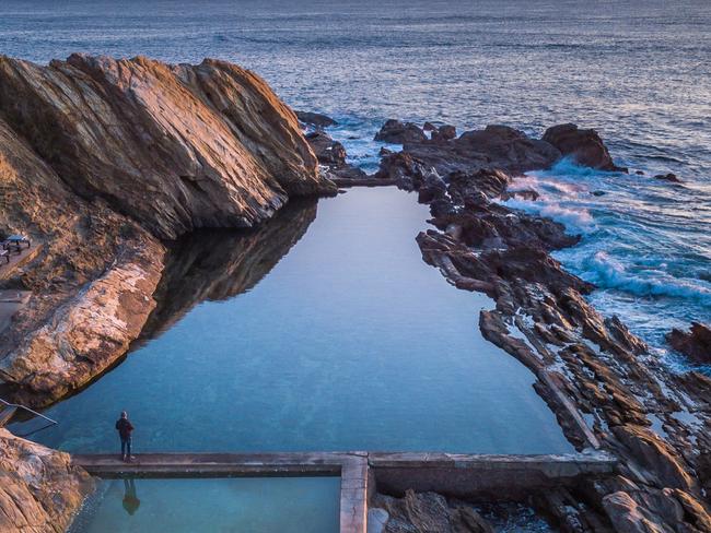 Blue Pool at Bermagui on the state's south coast. Picture: Davey Rogers