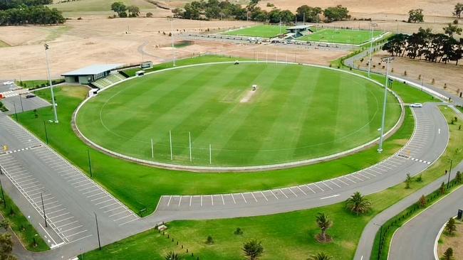 Mount Barker oval which is going to host an AFL game during Gather Round in South Australia. Picture: Nathan Baldwin,