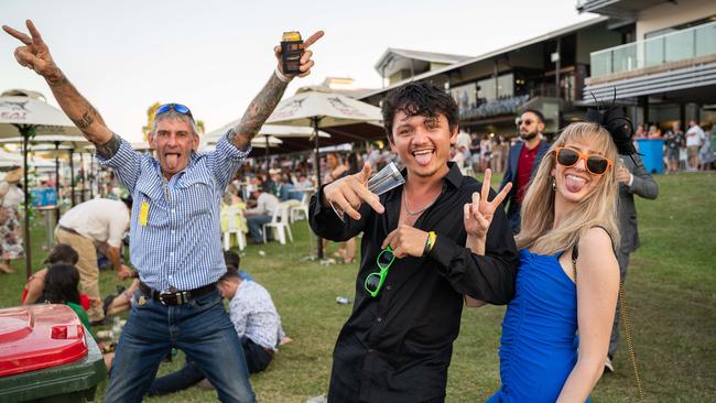 Revellers at the 2023 Darwin Cup after the big race. Picture: Pema Tamang Pakhrin